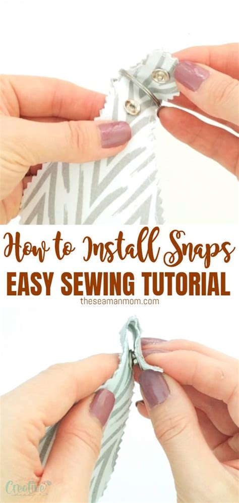 installing snaps on fabric